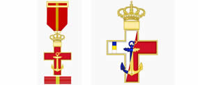 Medalla militar: Cruces del Mérito Naval